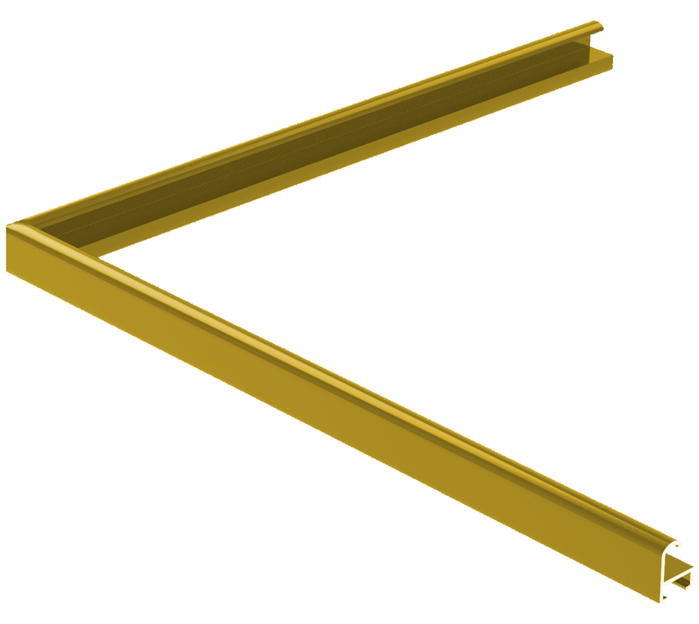 Frosted Gold Aluminum Frame